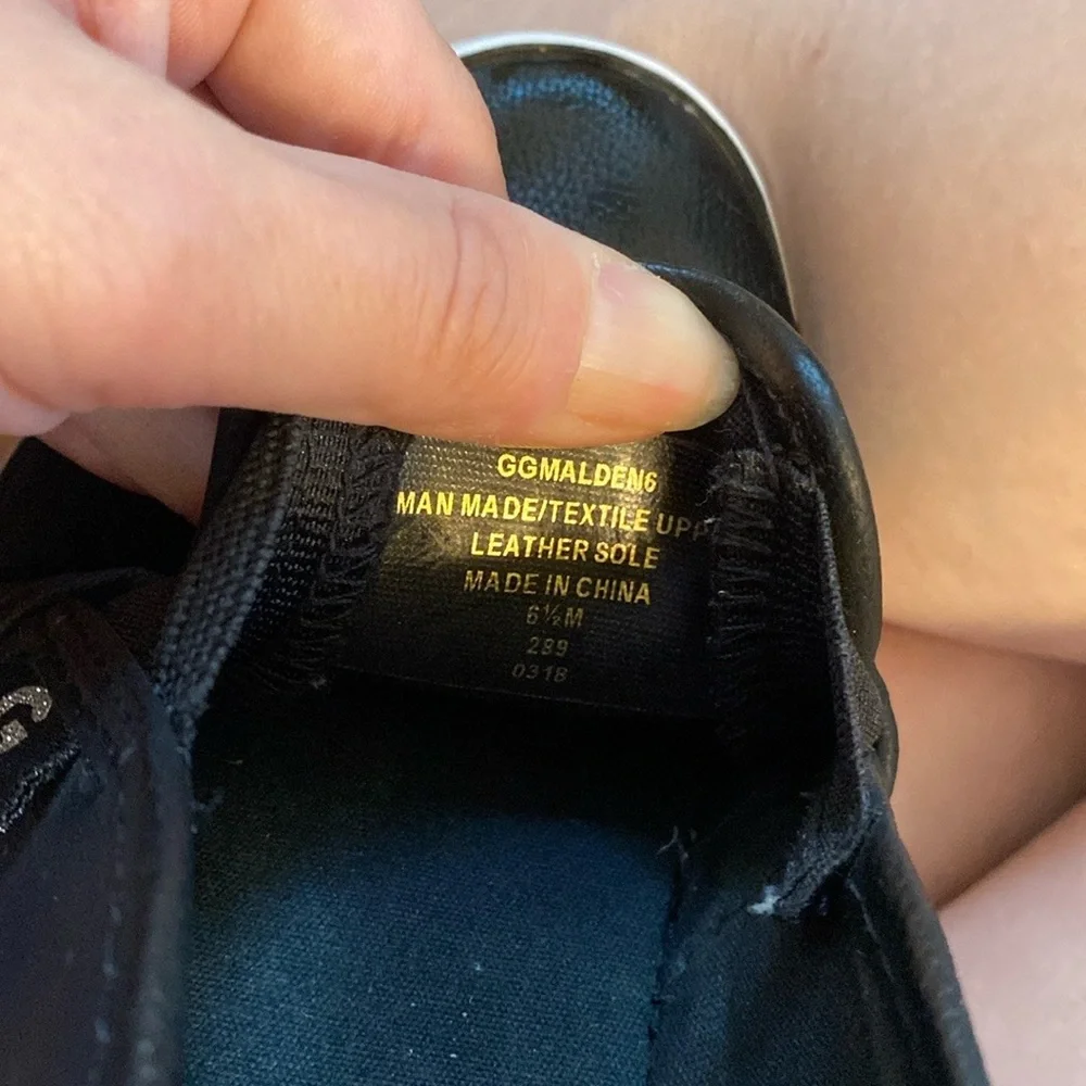 ⭐️GUESS: G By Guess Women’s Leather Low Top Slip On Sneakers Sz 6.5